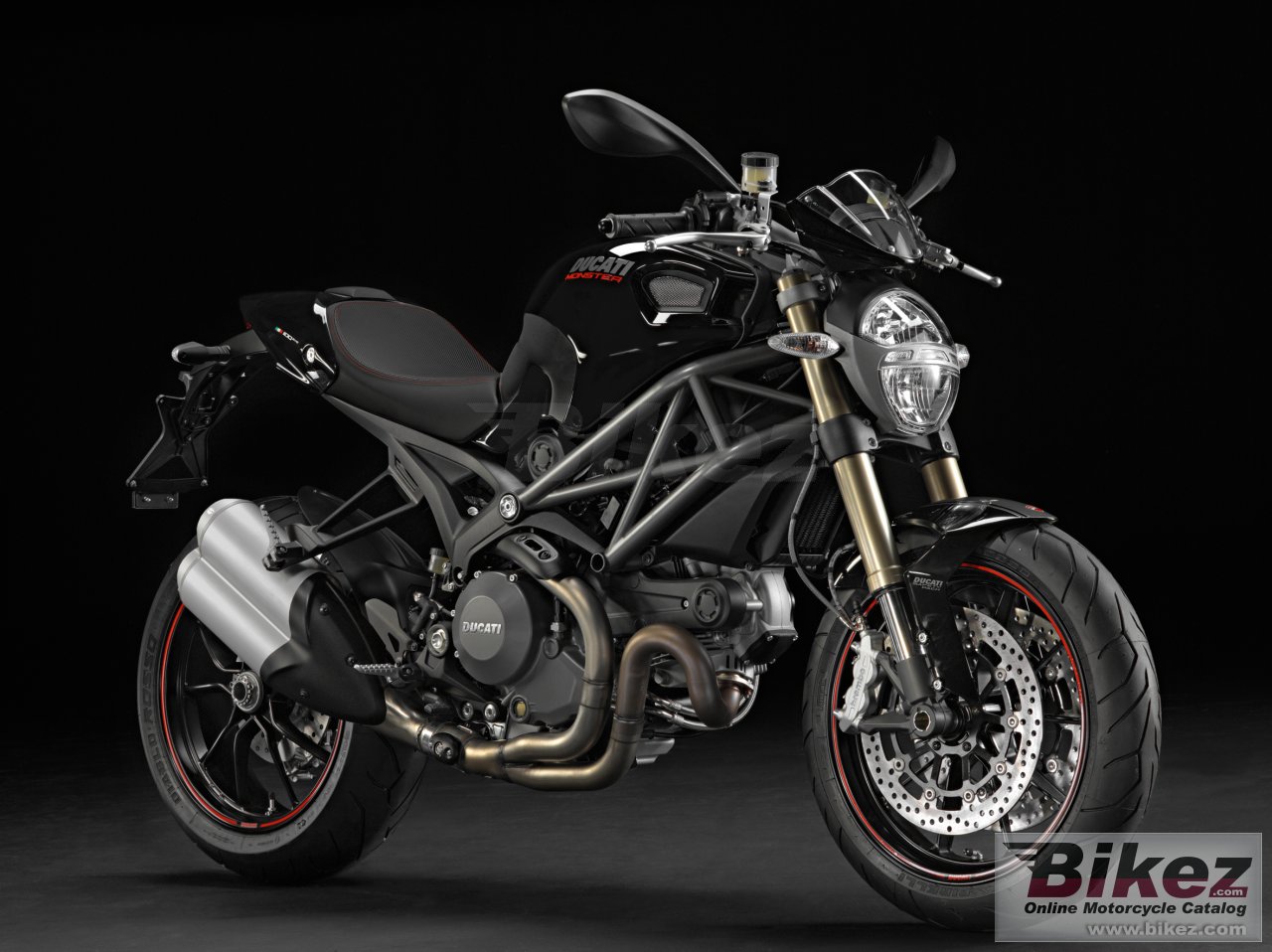 Big Ducati monster 1100 evo picture and wallpaper from Bikez.com